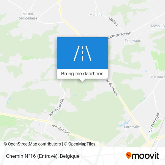 Chemin N°16 (Entravé) kaart