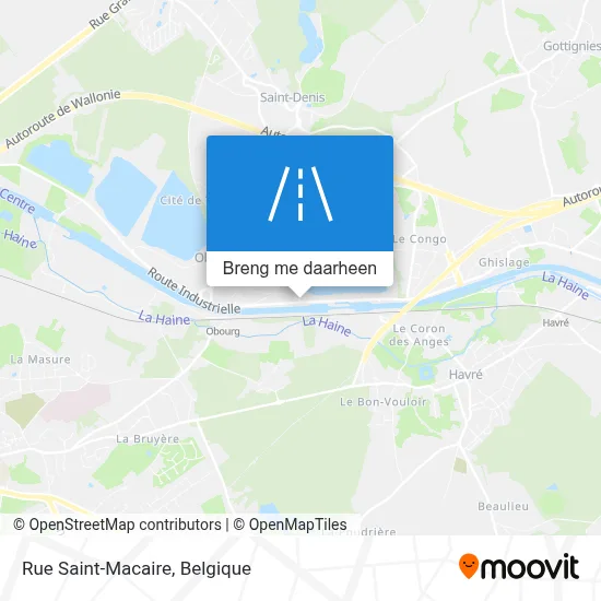 Rue Saint-Macaire kaart