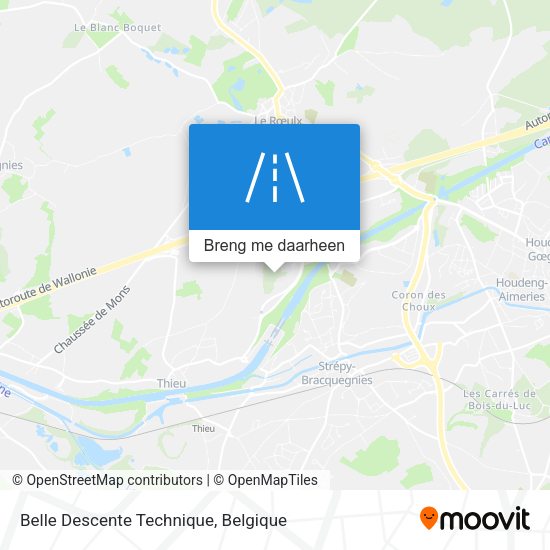 Belle Descente Technique kaart