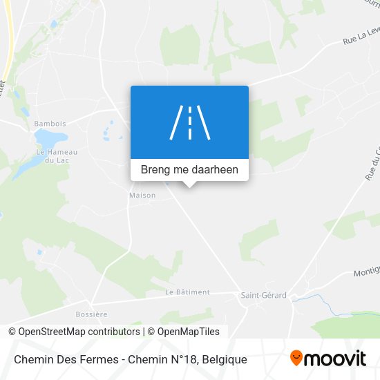 Chemin Des Fermes - Chemin N°18 kaart