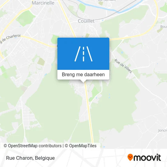 Rue Charon kaart