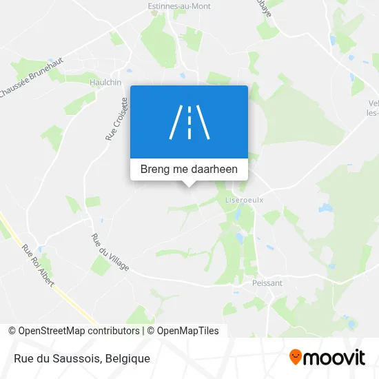 Rue du Saussois kaart