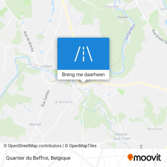 Quartier du Beffroi kaart