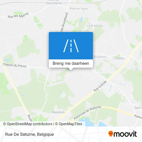 Rue De Saturne kaart