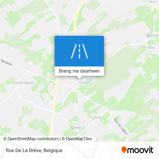 Rue De La Drêve kaart