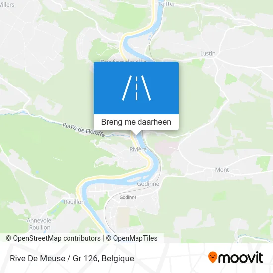 Rive De Meuse / Gr 126 kaart