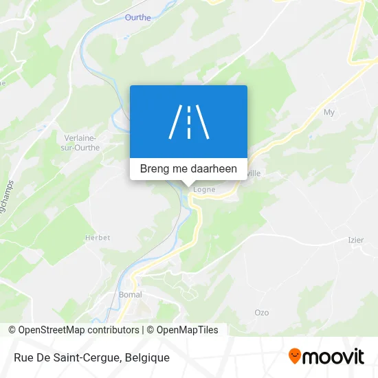 Rue De Saint-Cergue kaart