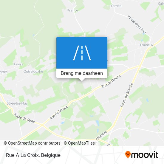 Rue À La Croix kaart