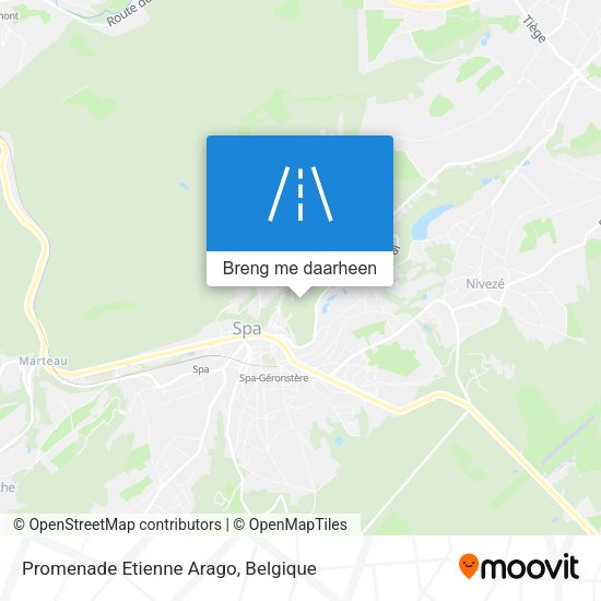 Promenade Etienne Arago kaart