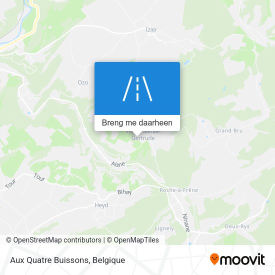 Aux Quatre Buissons kaart