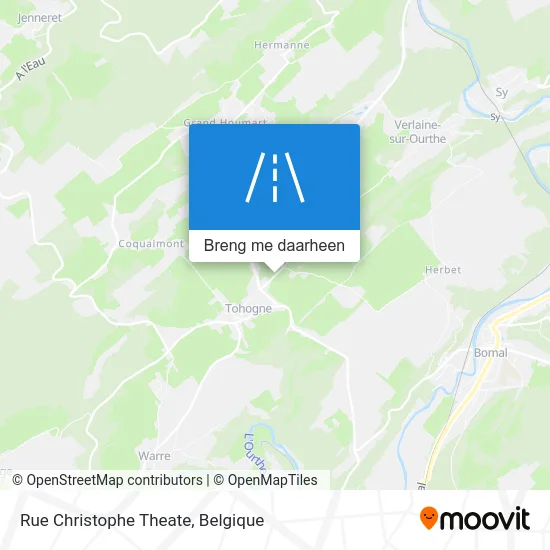Rue Christophe Theate kaart