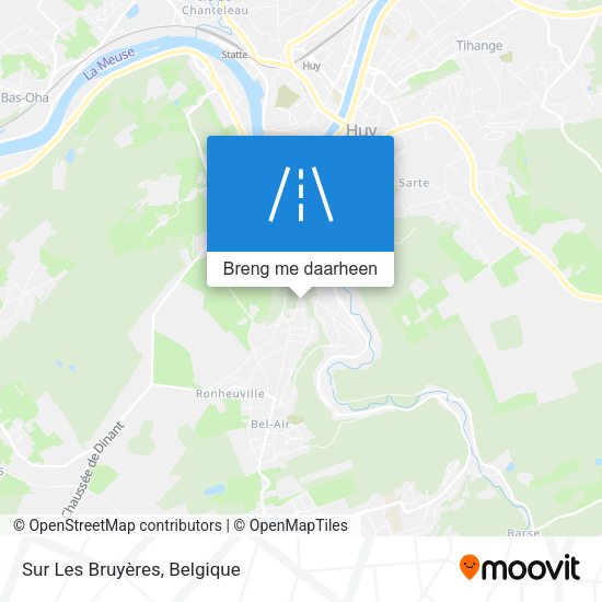 Sur Les Bruyères kaart