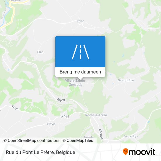 Rue du Pont Le Prêtre kaart