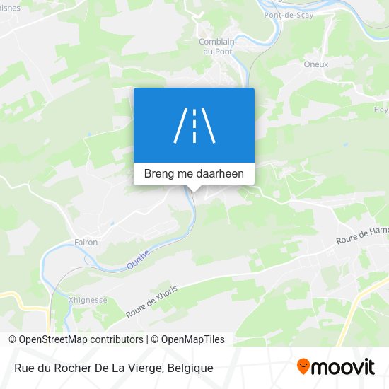 Rue du Rocher De La Vierge kaart