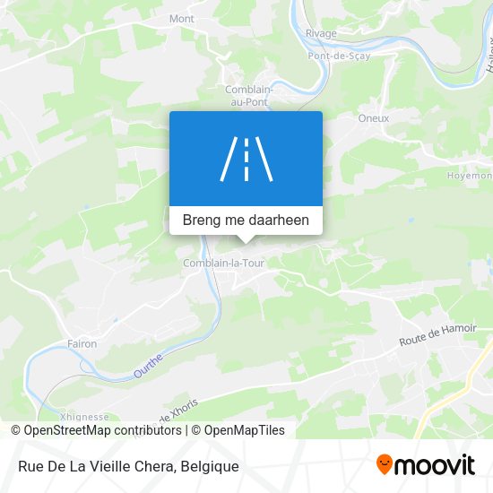 Rue De La Vieille Chera kaart