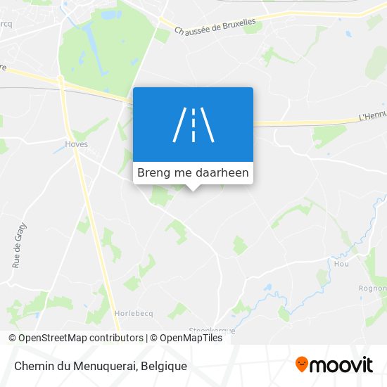 Chemin du Menuquerai kaart