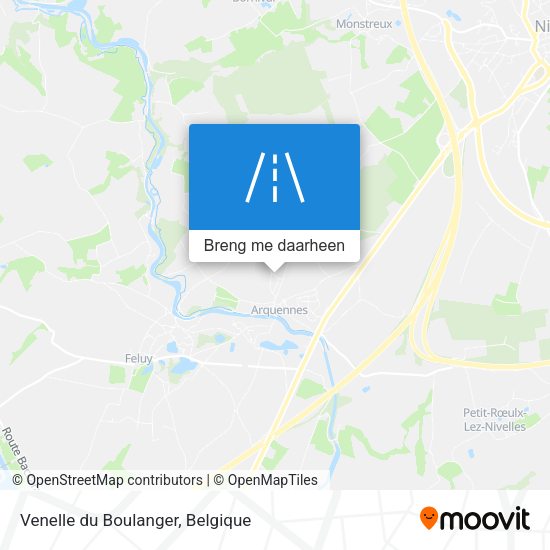 Venelle du Boulanger kaart
