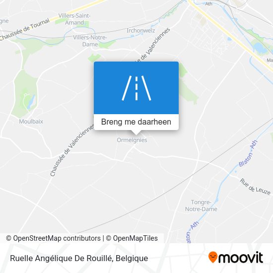 Ruelle Angélique De Rouillé kaart