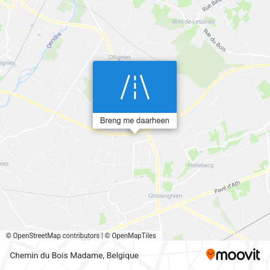 Chemin du Bois Madame kaart