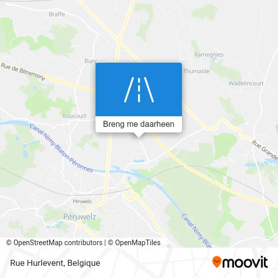 Rue Hurlevent kaart