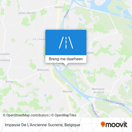 Impasse De L'Ancienne Sucrerie kaart