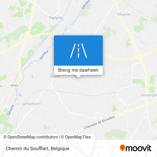 Chemin du Soufflart kaart