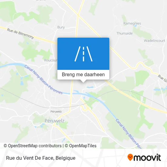 Rue du Vent De Face kaart