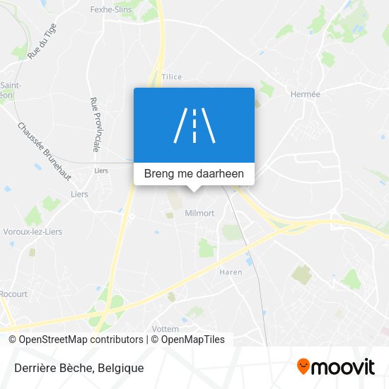 Derrière Bèche kaart