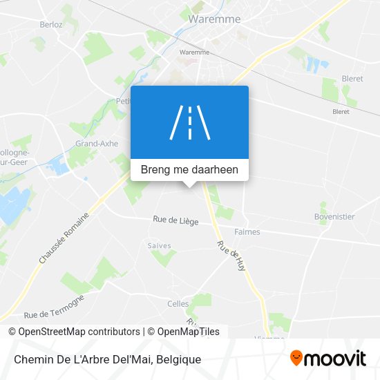 Chemin De L'Arbre Del'Mai kaart