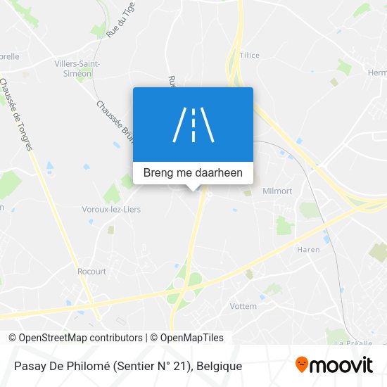 Pasay De Philomé (Sentier N° 21) kaart