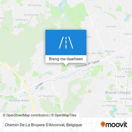 Chemin De La Bruyere D'Alconval kaart