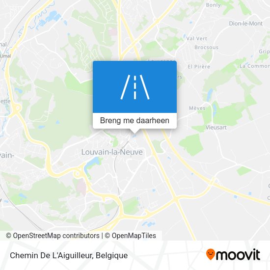 Chemin De L'Aiguilleur kaart