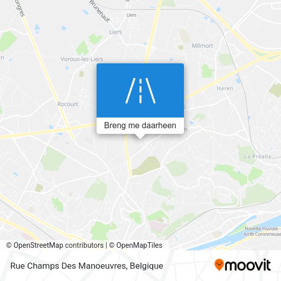 Rue Champs Des Manoeuvres kaart