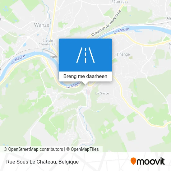 Rue Sous Le Château kaart