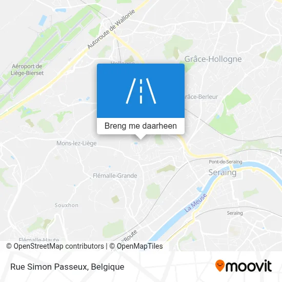 Rue Simon Passeux kaart