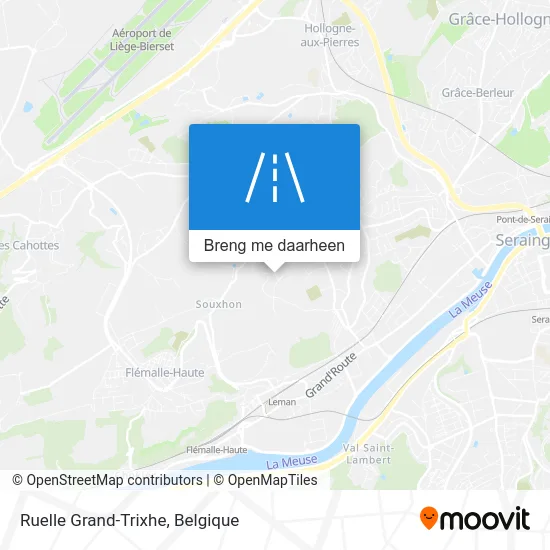 Ruelle Grand-Trixhe kaart