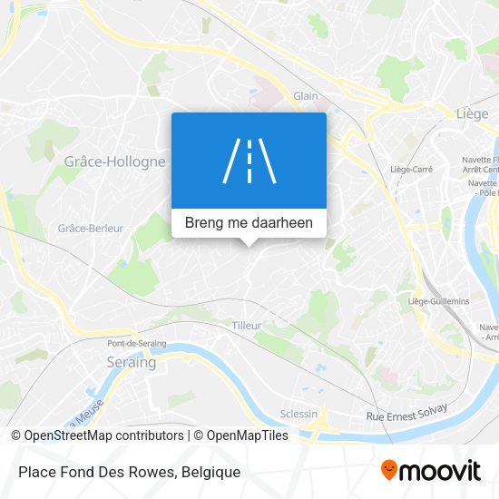 Place Fond Des Rowes kaart