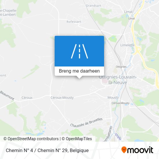 Chemin N° 4 / Chemin N° 29 kaart