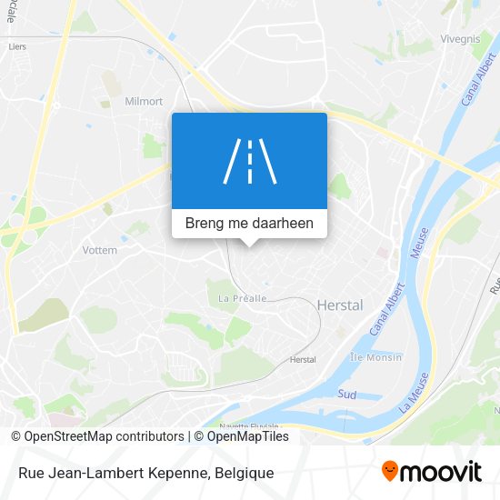 Rue Jean-Lambert Kepenne kaart