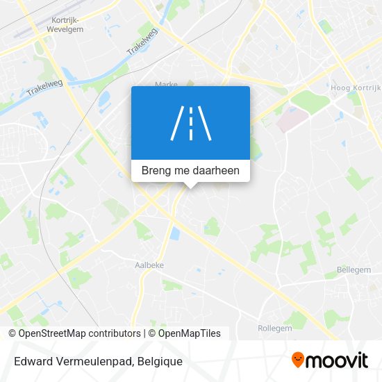 Edward Vermeulenpad kaart