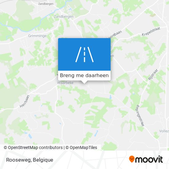 Rooseweg kaart