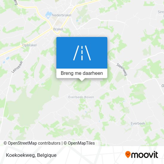 Koekoekweg kaart