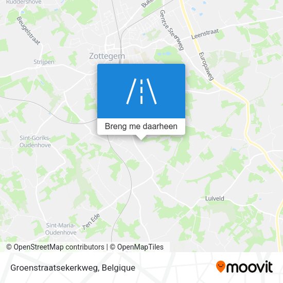 Groenstraatsekerkweg kaart