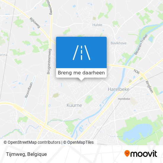 Tijmweg kaart