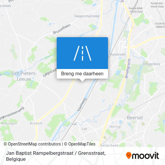 Jan Baptist Rampelbergstraat / Grensstraat kaart
