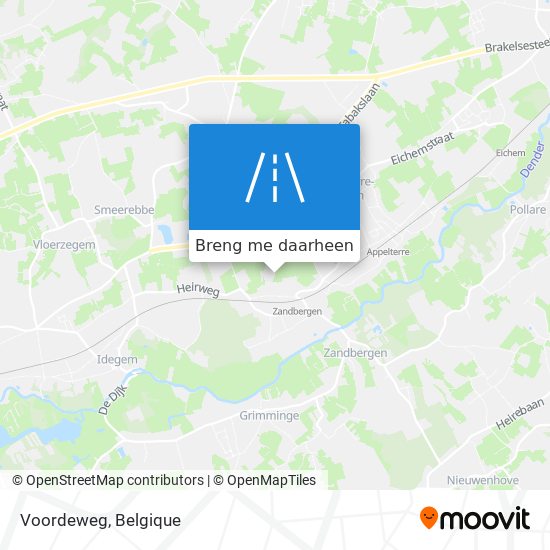 Voordeweg kaart