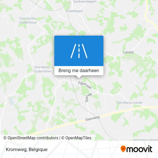 Kromweg kaart