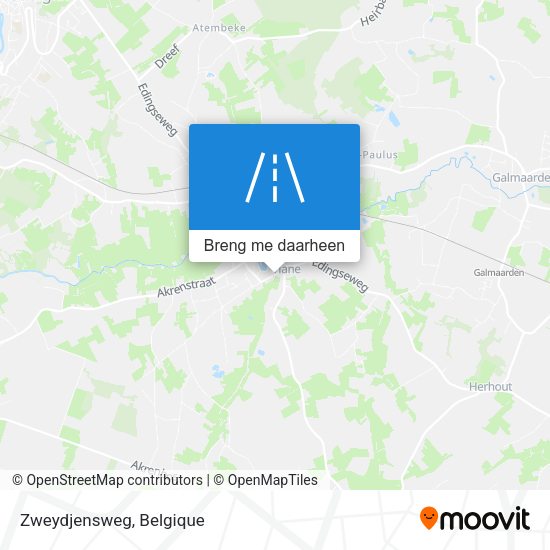 Zweydjensweg kaart