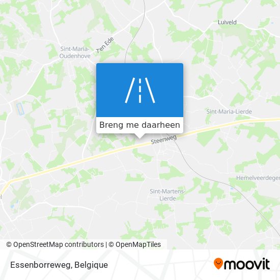 Essenborreweg kaart