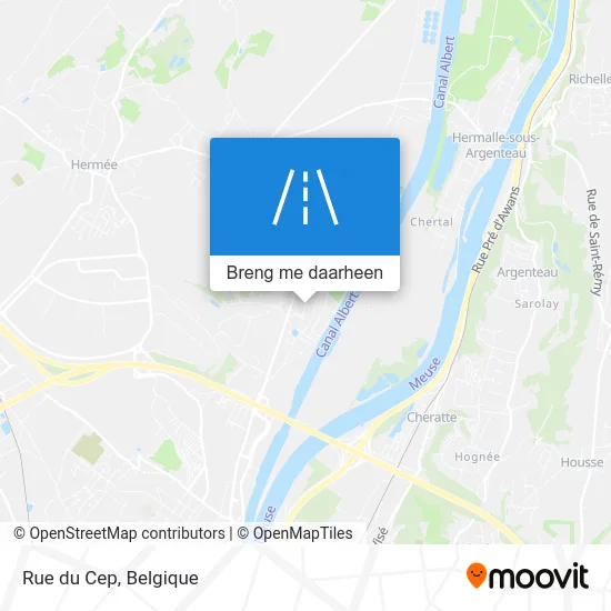 Rue du Cep kaart